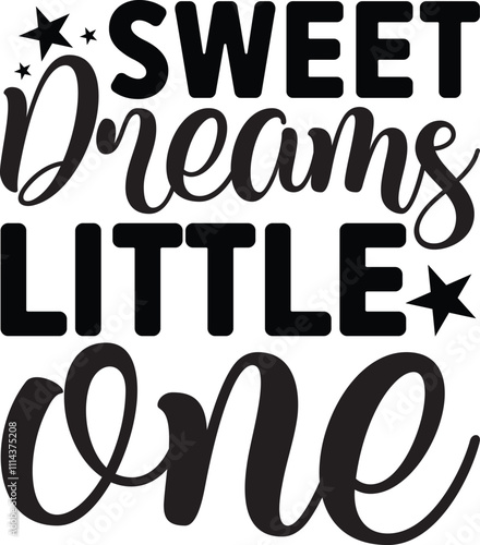 sweet dreams little one SVG