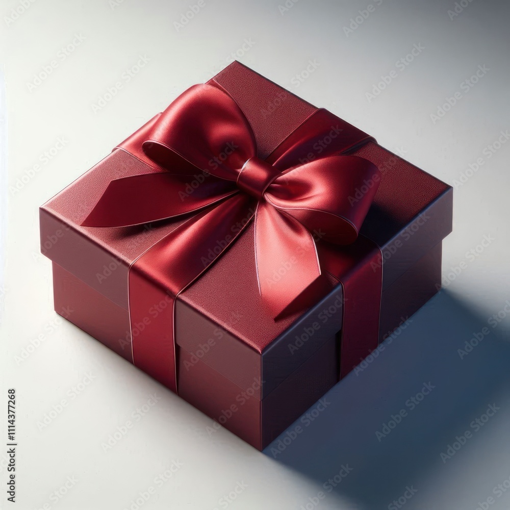 Obraz premium Elegant Gift Box with Satin Bow