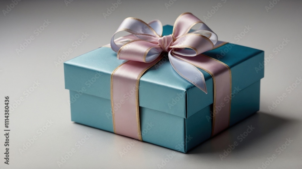 Elegant Gift Box with Satin Bow Elegant Gift Box with Satin Bow