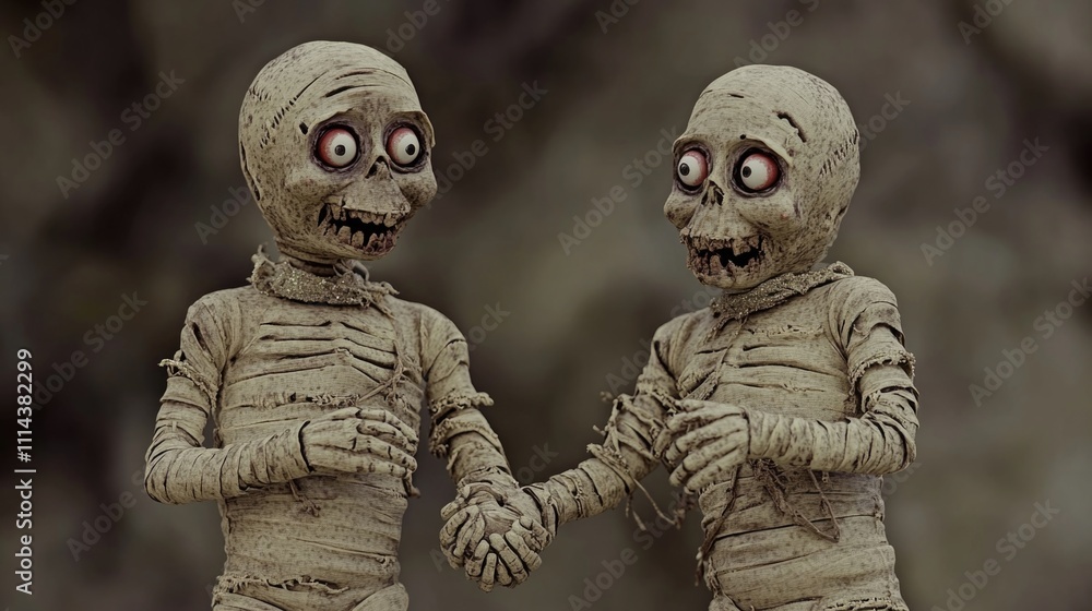 Two small statues of a couple shaking hands, great for office or home decor Two small statues of a couple shaking hands, great for office or home decor