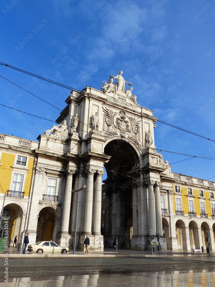 Obraz premium Arco da Rua Augusta Lisboa Portugal
