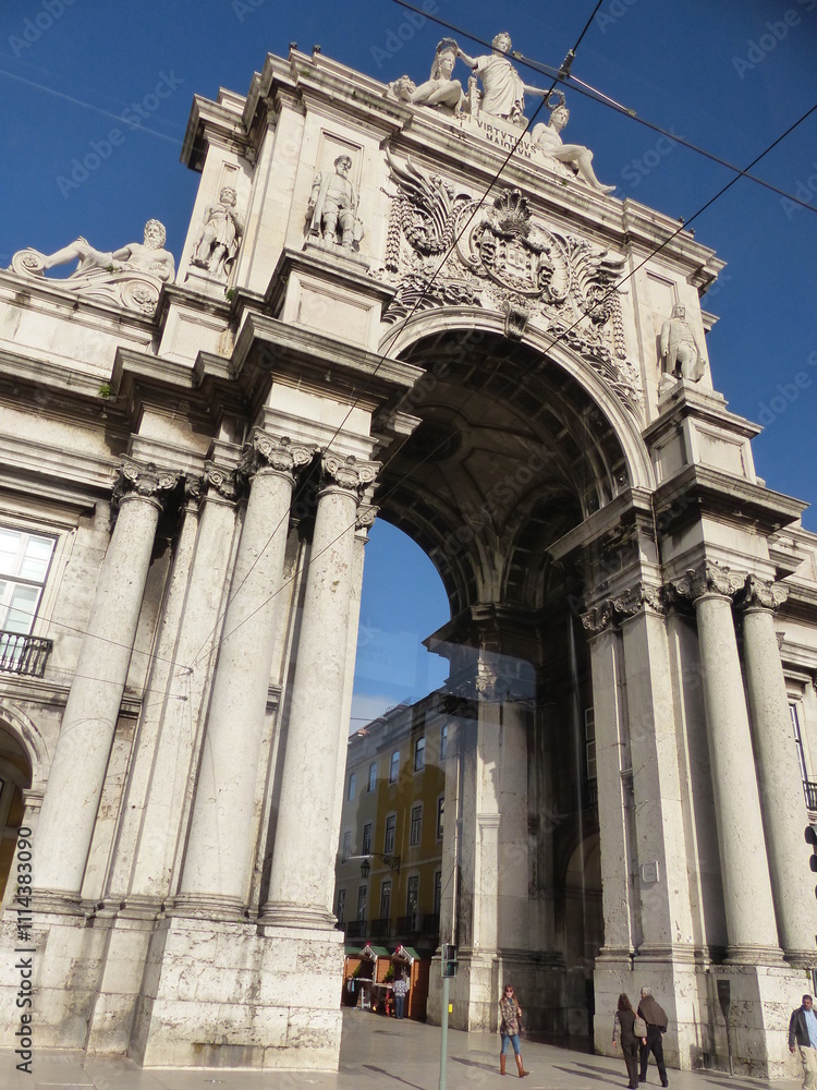 Obraz premium Arco da Rua Augusta Lisboa Portugal