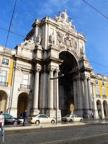 Arco da Rua Augusta Lisboa Portugal photo