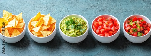 Wallpaper Mural Delicious Guacamole Salsa Tortilla Chips Mexican Food Appetizer Torontodigital.ca