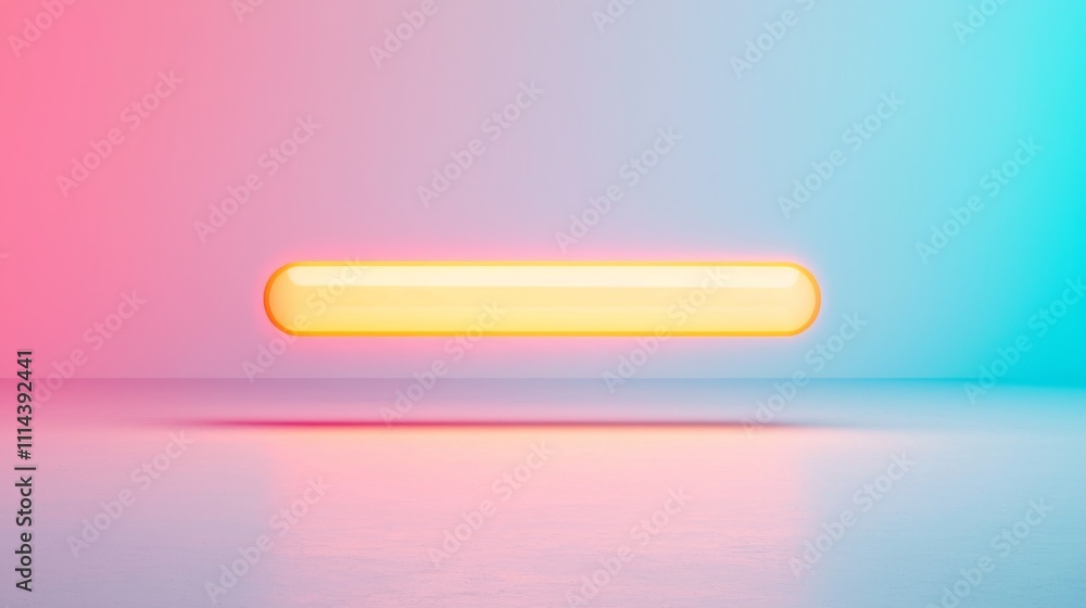 A glowing, elongated light bar hovers against a gradient background of pink and blue, creating a modern, minimalistic aesthetic. A glowing, elongated light bar hovers against a gradient background of pink and blue, creating a modern, minimalistic aesthetic.
