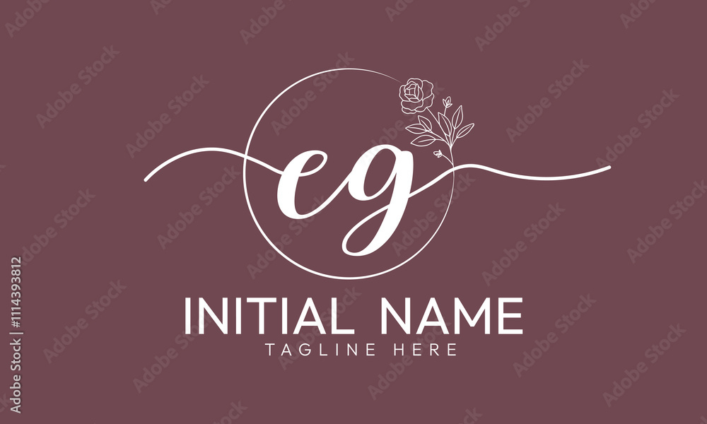 CG G C initial signature logo template vector CG G C initial signature logo template vector