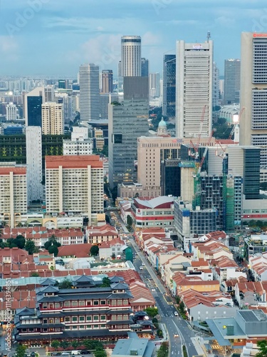 Photography The panorama view of Singapore, Singapore