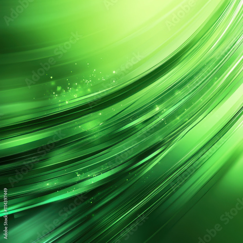 Abstract green image to compliments fractional