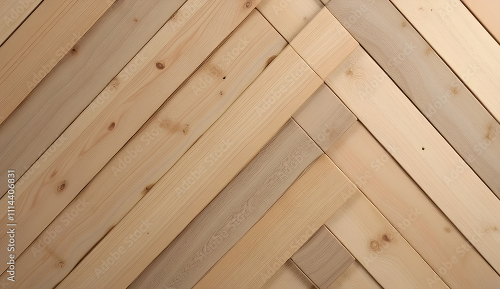 Fototapeta premium Herringbone Wood Pattern