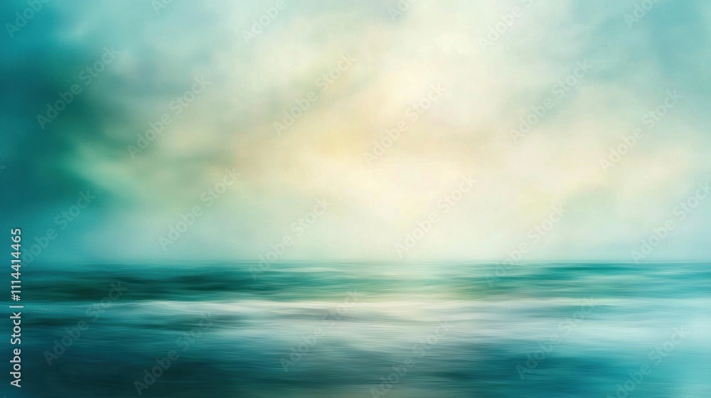 custom made wallpaper toronto digitalA dreamy blurred nature background with soft greens and blues, perfect for creating a sense of calm and relaxation.