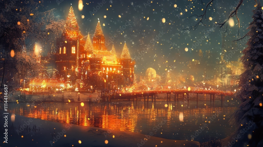 Fototapeta premium Festivus Background Concept 