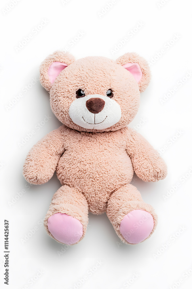Teddy bear toy, isolated on white background Teddy bear toy, isolated on white background