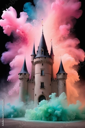 castle in the night