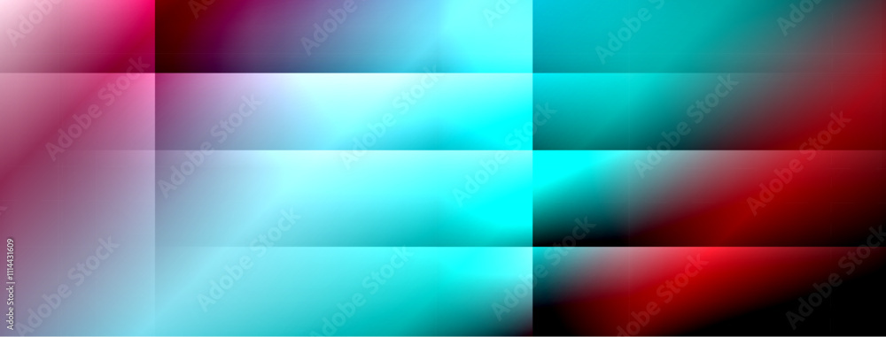 Colorful gradient with lines made of shadow and light. Creative background