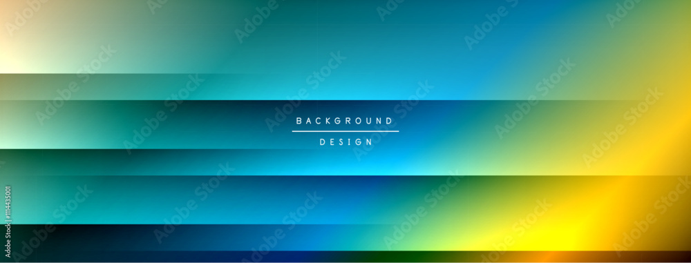 Fototapeta premium Dynamic shadow lines with gradient colors geometric background