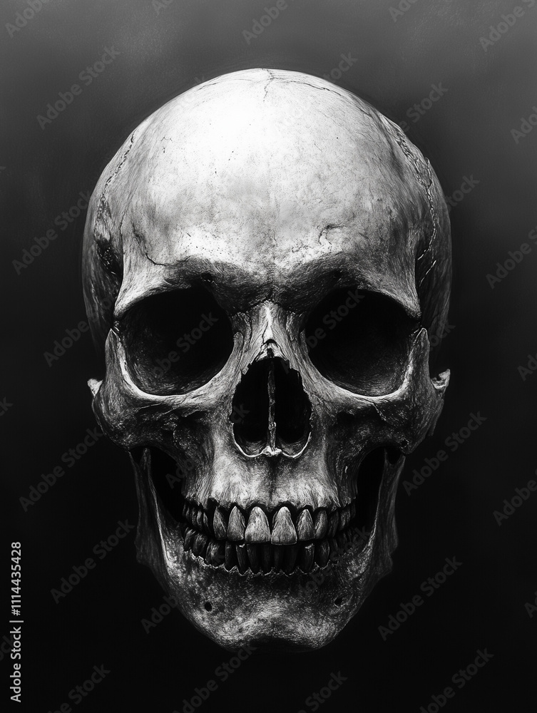 Obraz premium Scary skull concept