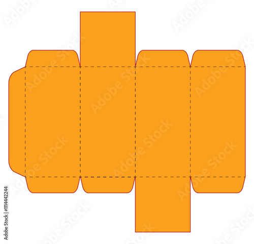 FIGURA GEOMETRICA RECTANGULO  VECTORIZADO PRA CAJAS DE CARTON
