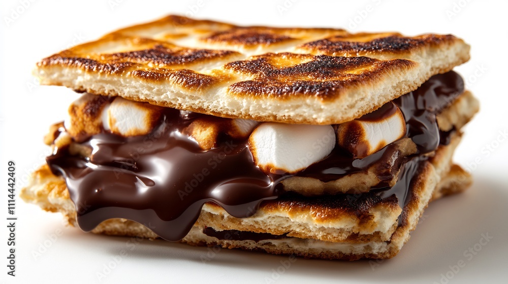 Delicious Gooey S'mores Sandwich: A Sweet Treat Delicious Gooey S'mores Sandwich: A Sweet Treat