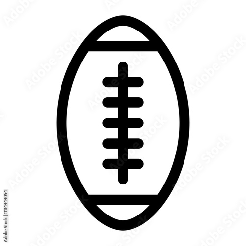 Rugby ball icon