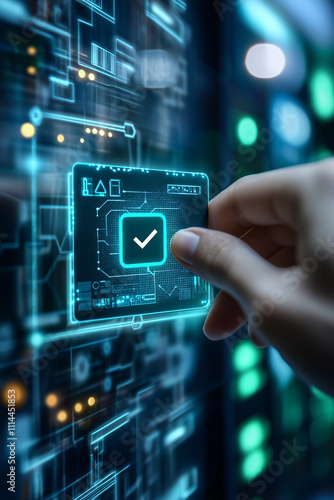 authorisation complete - cyber security concept