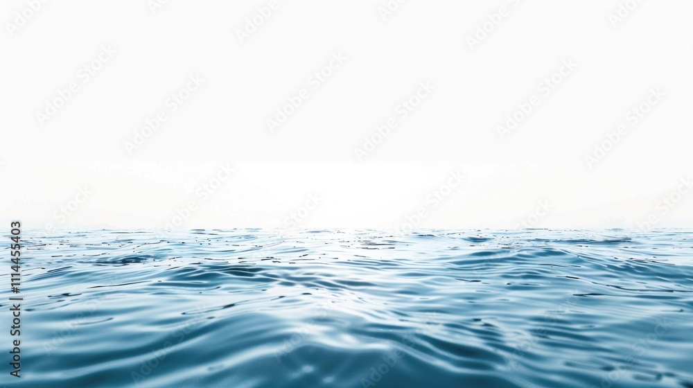 Naklejka premium Tranquil Ocean Waves