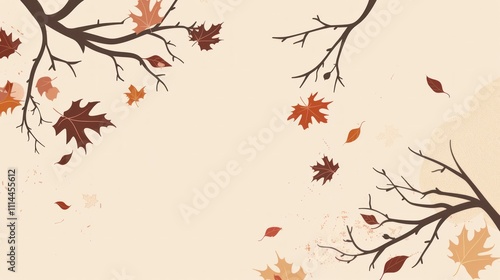 Autumn Leaves Falling