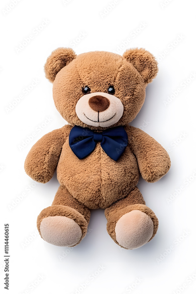 Obraz premium Teddy bear toy, isolated on white background
