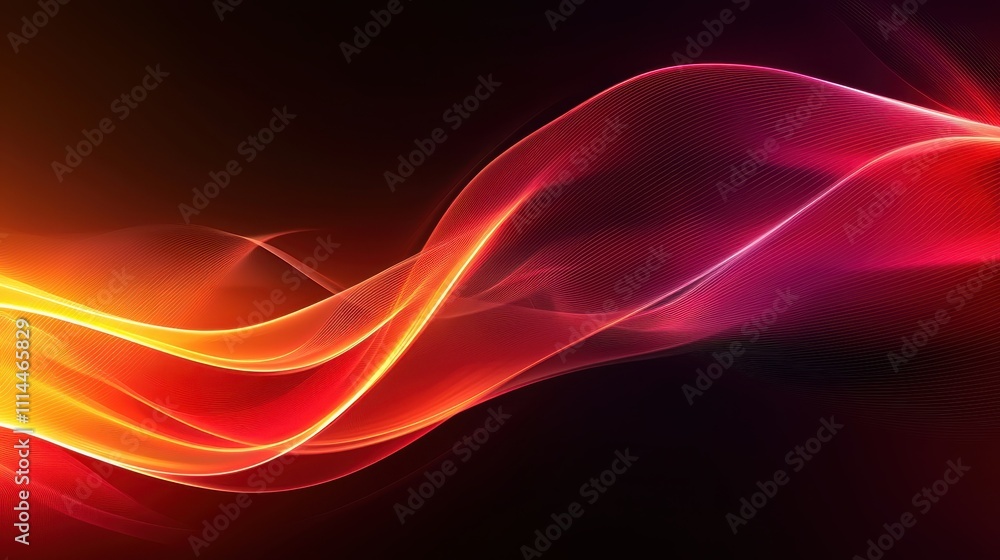 Vibrant Neon Abstract Design with Smooth Waves and Dynamic Color Transitions Vibrant Neon Abstract Design with Smooth Waves and Dynamic Color Transitions