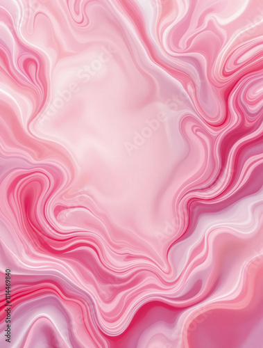 Abstract Marble Pink Swirl Background