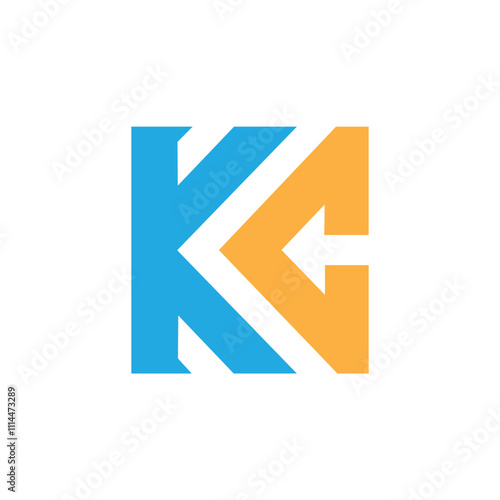 Free Download kc logo design vector template, initial kc letter logo, ck logo design, initial ck letter logo vector design, Letters CK and KC 3D Monogram Logo, Suitable for business with CK or KC initials, KC logo  - GFXLoad