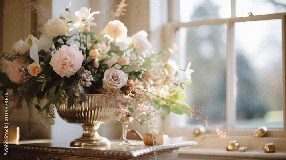Beautiful flowers bouquet, botanical home decor and floral arrangement, English countryside style and florist design for floral shop, flower arranging workshop or class idea Beautiful flowers bouquet, botanical home decor and floral arrangement, English countryside style and florist design for floral shop, flower arranging workshop or class idea