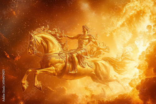 Apollo Riding the Fiery Chariot