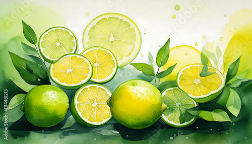 lime seamless background