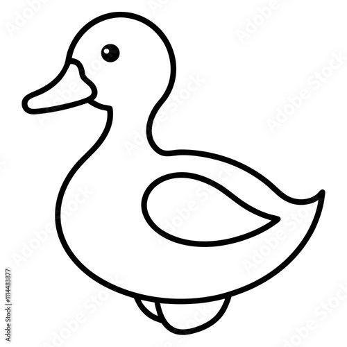 Duck. Duck icon. Vector