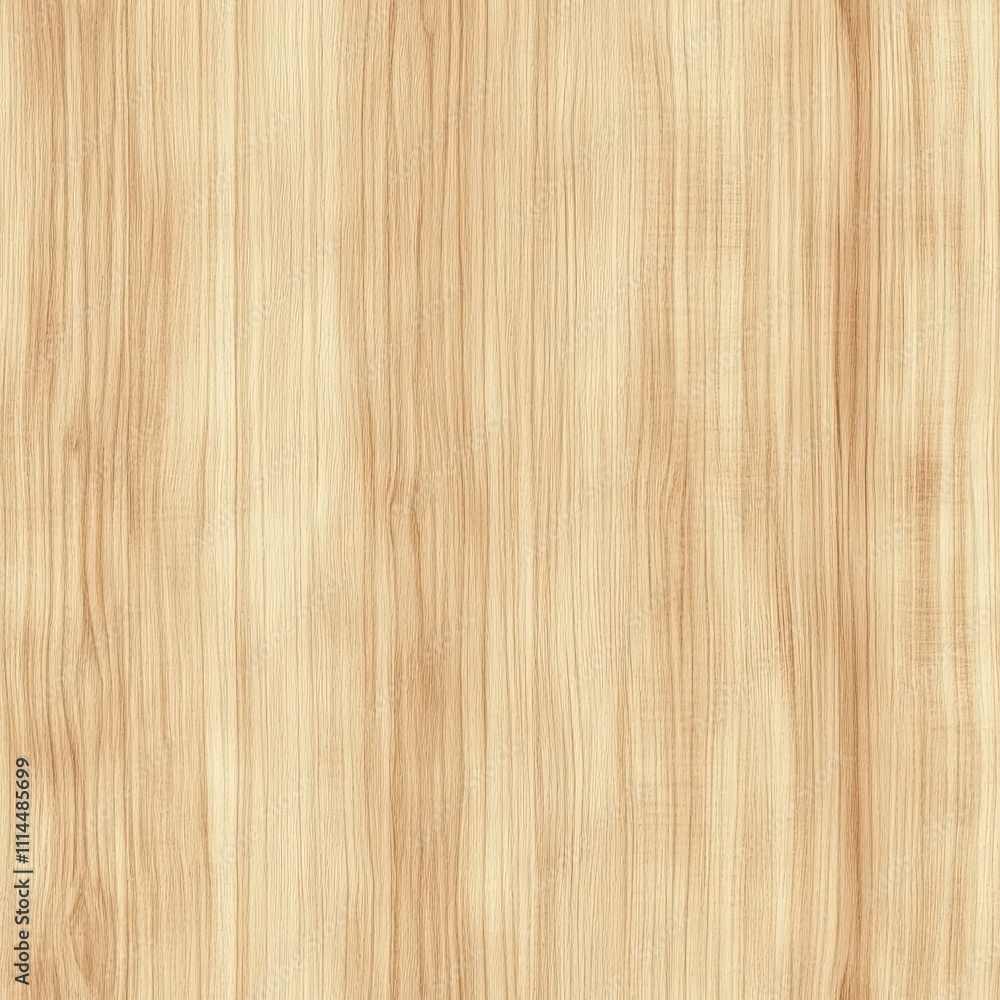 Naklejka premium Light Brown Vertical Wood Grain Texture Background