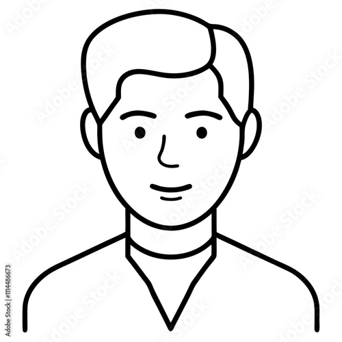 Wallpaper Mural man person  on white backgrount Torontodigital.ca