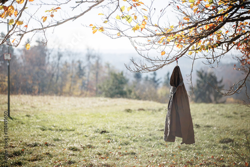 Die Jacke am Baum