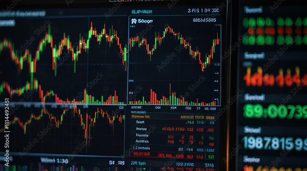 stock market graph. Genrative.ai stock market graph. Genrative.ai