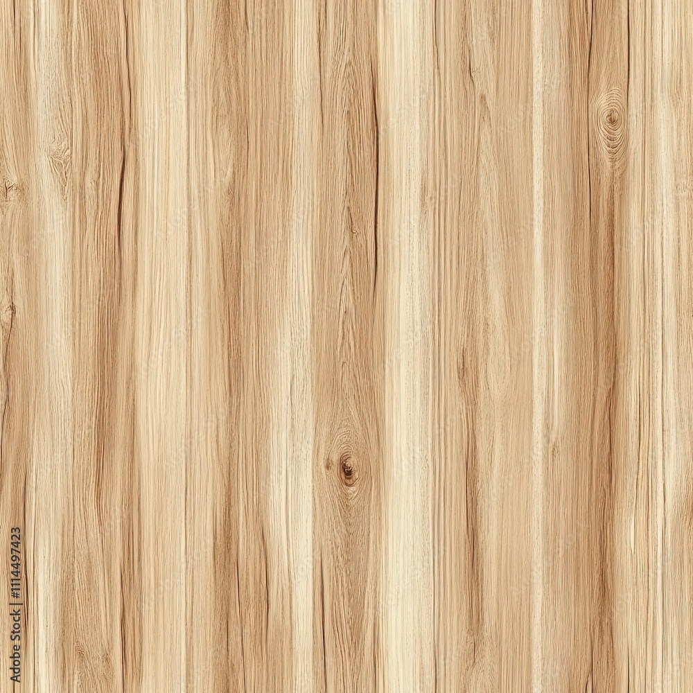 Naklejka premium Light Brown Wood Grain Texture Background