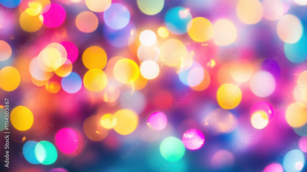 Colorful and Vibrant Bokeh Background Creating a Dreamy and Ethereal Atmosphere with Soft Lights and Circular Shapes in Various Bright Hues Colorful and Vibrant Bokeh Background Creating a Dreamy and Ethereal Atmosphere with Soft Lights and Circular Shapes in Various Bright Hues