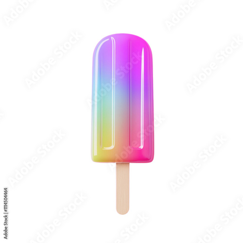 popsicle isolated on white background