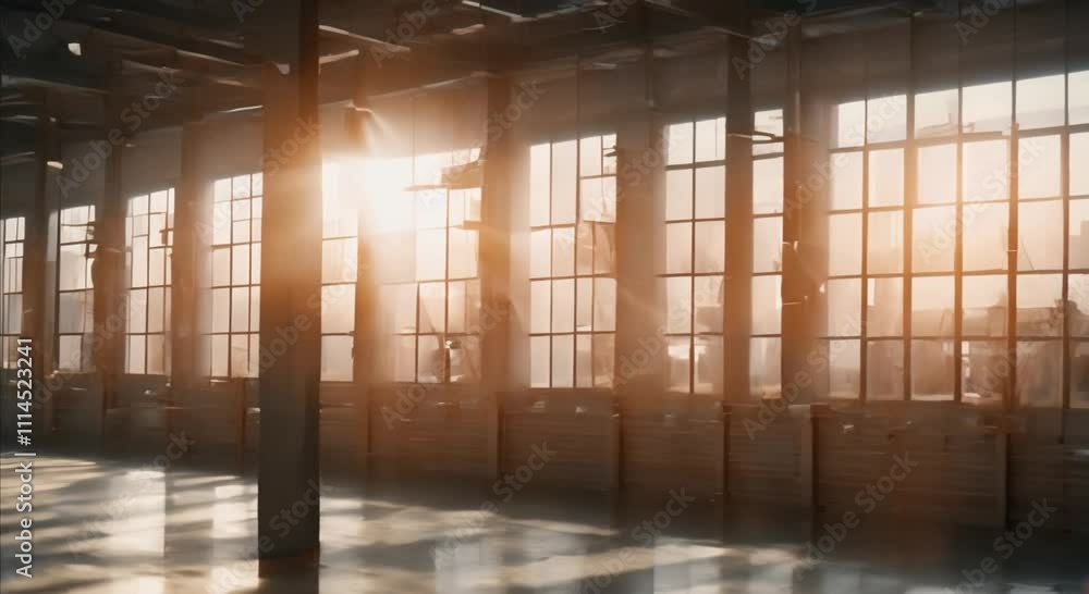 Sunlit Facade of a Repurposed Art Studio Sunlit Facade of a Repurposed Art Studio