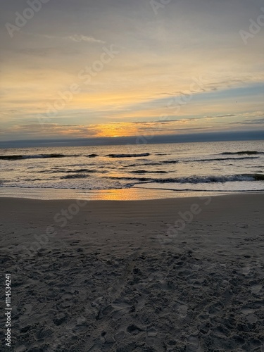 Day break at the beach