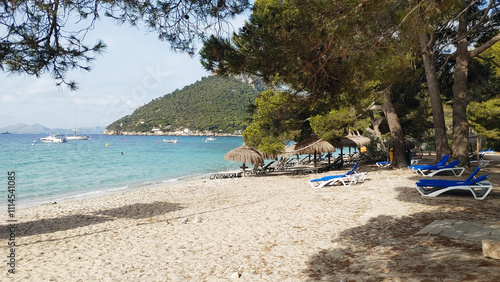 Fotografie Platja de Formentor beach, island of Mallorca, Balearic Islands, Spain