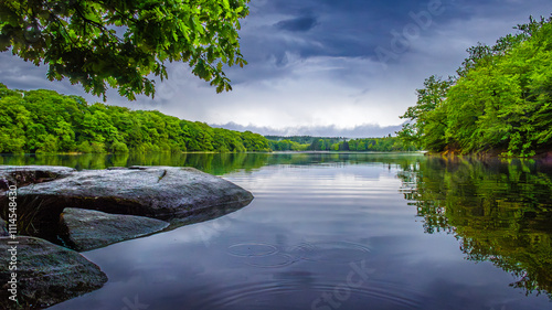 Lac du Lampy is an artificial lake located in the Aude department, in the Occitanie region, in the south of France. This lake supplies water to the Canal du Midi in a magnificent natural environment, 