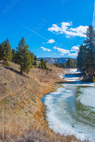The beaver ponds trail at Mammoth Hot Springs, Yellowstone National Park