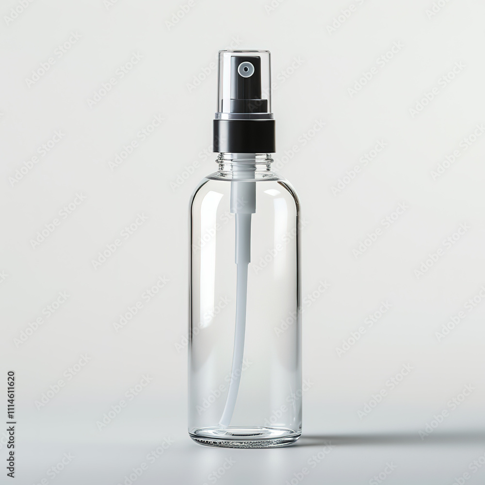 Naklejka premium perfume bottle isolated on white