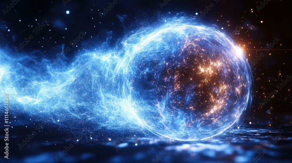 Obraz premium Technologies abstract image Innovative solutions Abstract image One main object high quality very detailed