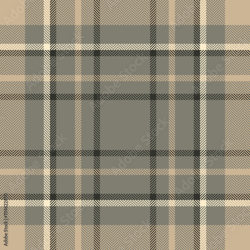 Plaid check pattern. Seamless fabric texture. Tartan textile print.