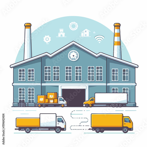 warehouse vector